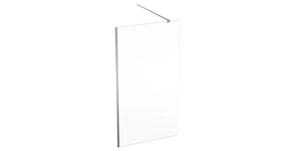 Geberit GEO Walk-In fix oldalfal 110x200 cm átlátszó üveg, Reflex bevonat, ezüst profillal 560.149.00.2 Prémium