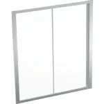 Geberit Geo tolóajtó 170x190 cm, átlátszó üveggel, Reflex bevonattal, ezüst profillal 560.193.00.2 Kiárusítás