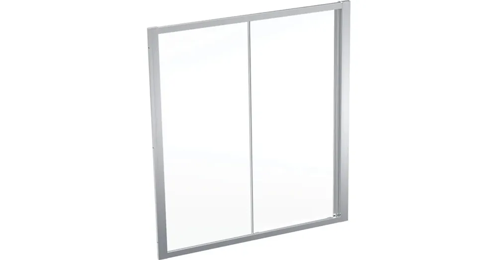 Geberit Geo tolóajtó 170x190 cm, átlátszó üveggel, Reflex bevonattal, ezüst profillal 560.193.00.2 Kiárusítás