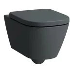 LAUFEN MEDA Fali WC `Advanced`, öblítőperem nélkül, mélyöblítéssel, "Silent Flush" öblítéssel Matt grafit H8201107580001 Akciós ár