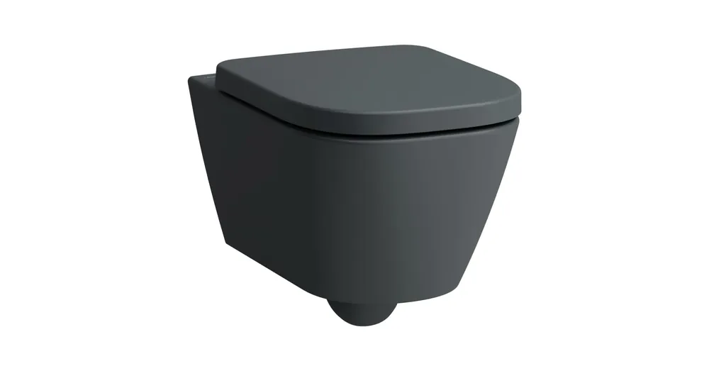 LAUFEN MEDA Fali WC `Advanced`, öblítőperem nélkül, mélyöblítéssel, "Silent Flush" öblítéssel Matt grafit H8201107580001 Akciós ár