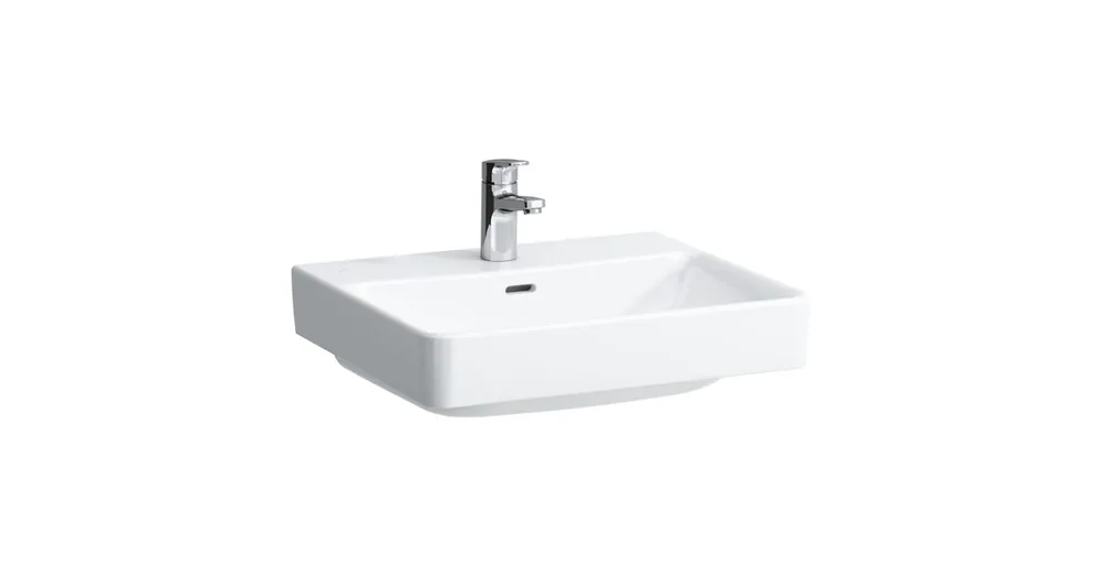 LAUFEN LAUFEN PRO S Mosdótál, alsó felülete csiszolt, egy csaplyuk, középen, Fehér LCC bevonattal H816962A001041 Árengedmény