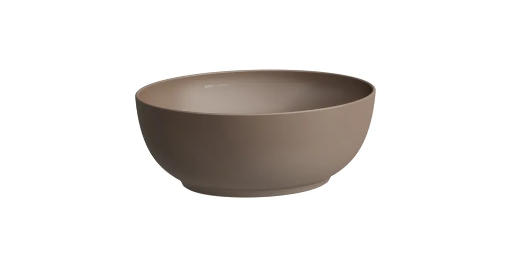 Bestseller LAUFEN ILBAGNOALESSI Mosdótál, 45 cm, ovális, kerámia lefolyószelep takaróval, túlfolyónyílás nélkül, csaplyuk nélkül, Matt kávé H8189751881121