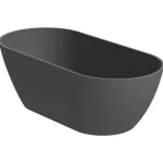 Riho Bilbao 170x80cm szabadon álló Solid Surface ovális kád, Matt Antracit B118001080 Ne maradj le