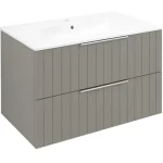 SAPHO CIRASA Mosdótartó szekrény, 2 fiókkal, 79,8x52x46cm, agila strip (CR801-4343S) Újdonság