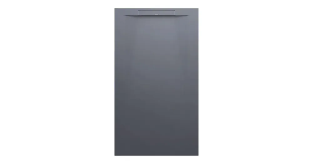 Gyors kiszállítás LAUFEN LAUFEN PRO S Zuhanytálca, Marbond kompozit anyagból, négyszögletes, egyenes lefolyó a rövid oldalon, Antracit H2101830780001