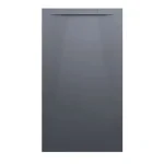 Outlet LAUFEN LAUFEN PRO S Zuhanytálca, Marbond kompozit anyagból, négyszögletes, egyenes lefolyó a rövid oldalon, Antracit H2101890780001