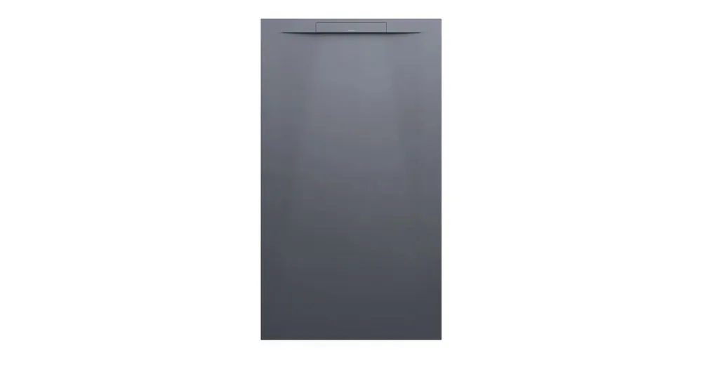Outlet LAUFEN LAUFEN PRO S Zuhanytálca, Marbond kompozit anyagból, négyszögletes, egyenes lefolyó a rövid oldalon, Antracit H2101890780001