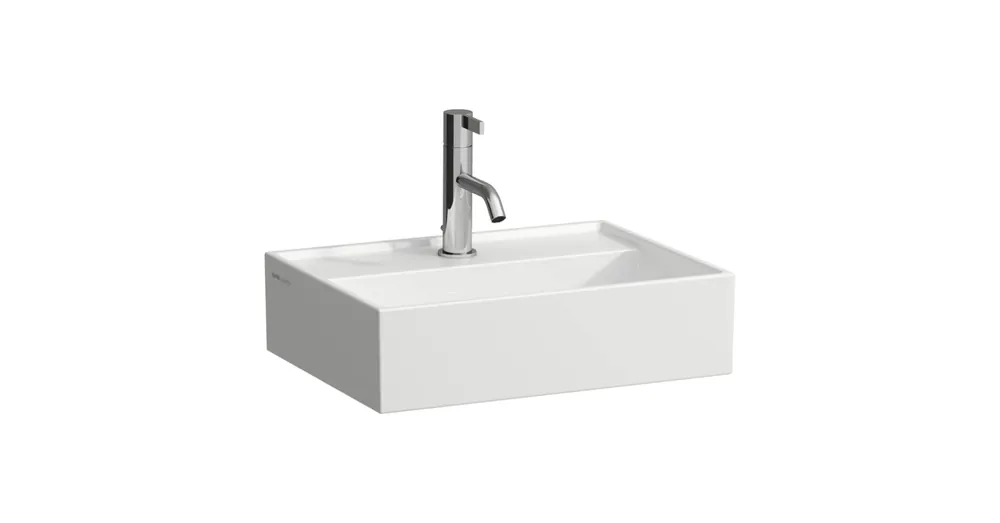 Akció LAUFEN Kartell LAUFEN Mosdó, túlfolyónyílás nélkül, egy csaplyukkal, Fehér H8153300001111
