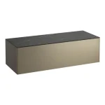 Végkiárusítás LAUFEN SONAR Fiókos elem 1200, 1 fiókos, kivágás nélkül, Titán/Nero Marquina H4054200341421