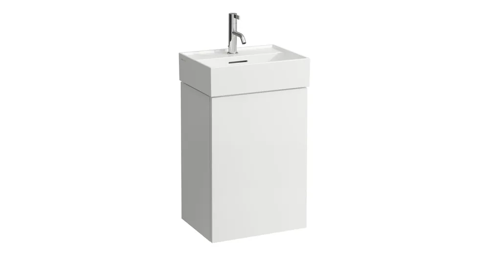 LAUFEN Kartell LAUFEN Alsószekrény a H815330 mosdóhoz, 1 ajtóval, zsanér a bal oldalon, Matt Fehér H4075030336401 Vásárlói kedvenc