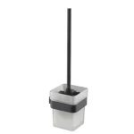Expressz kézbesítés AREZZO design MONO WC kefe tartó, fekete AR-120061B
