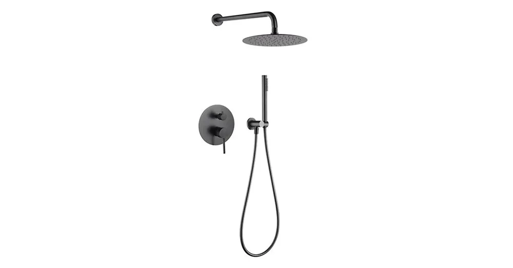 AREZZO design PALMFIELD Falsík alatti zuhanyszett falon belüli egységgel, gun metal AR-1160GM Vedd meg online