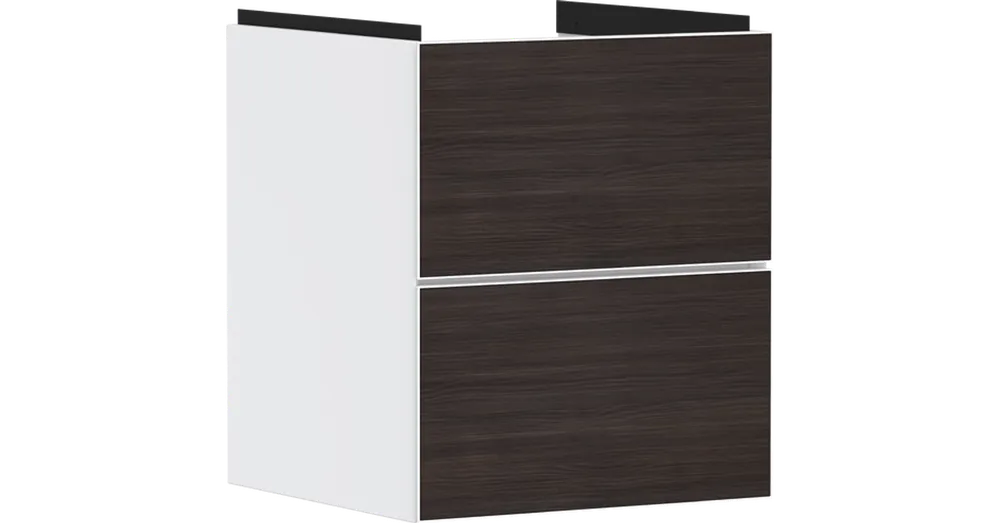 Hansgrohe Xevolos E Mosdószekrény kézmosóhoz 480/475, matt fehér színű, 2 fiókkal 54172730 Népszerű