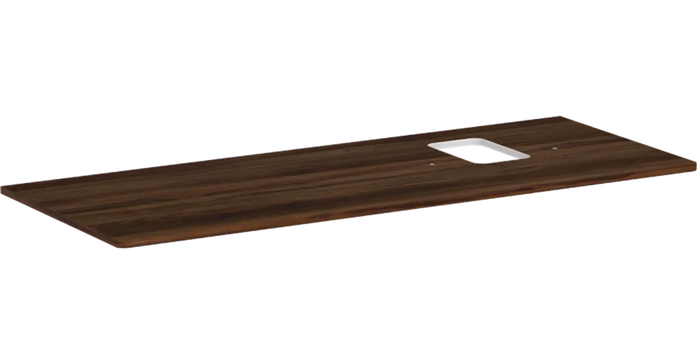 Hansgrohe Xelu Q Pultlap 1360/550 jobboldali kivágással, csaptelep lyukkal rendelkező, ráültetett mosdótálhoz 54124630 Kedvezményes ár