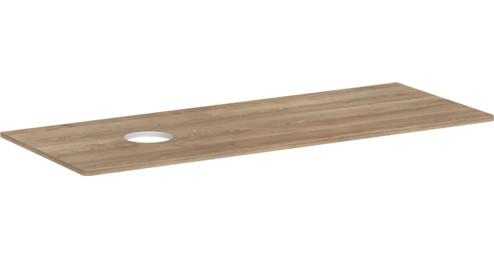 Akciós ár Hansgrohe Xelu Q Pultlap 1360/550 baloldali kivágással, csaptelep lyuk nélküli, ráültetett mosdótálhoz 54116230