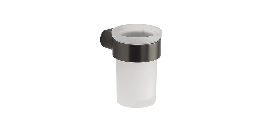 SAPHO PIRENEI fogkefetartó, gun metal/tejüveg (PI1081) Szuper ajánlat