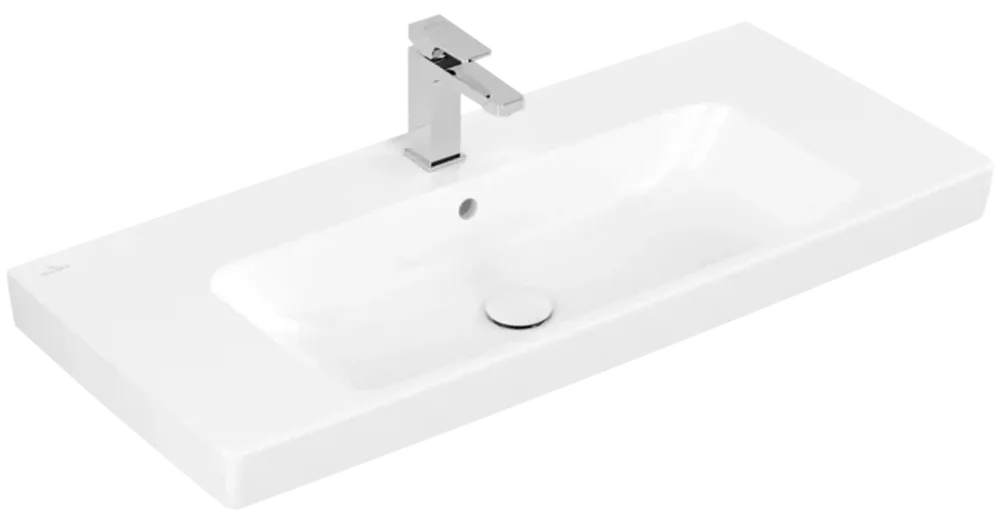 Kiárusítás Villeroy & Boch Architectura kerámia mosdó 100 cm, 3 csaplyukfurat, túlfolyós 4A87A501