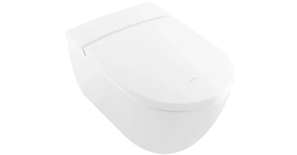 Csak ma Villeroy & Boch ViClean-I 100 bidéfunkciós WC ülőke, perem nélküli WC csészével V0E100R1