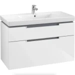 Népszerű Villeroy & Boch Subway 2.0 fürdőszobai alsószekrény 2 fiókos glossy white A91500DH