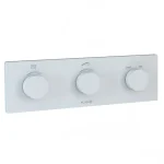 Árcsökkenés Kludi Tronic PUSHTRONIC elektronikus falsík alatti termosztát, matt fehér 3830053-00