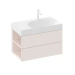 Utolsó esély Ravak SD Lite 80 B fürdőszobai szekrény mosdó alá Alabaster Pink X000001878