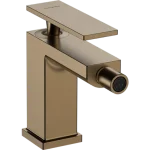 Végkiárusítás Hansgrohe Tecturis E Egykaros bidé csaptelep 80, automata lefolyógarnitúrával, Szálcsiszolt Bronz 73200140