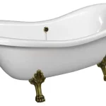 CHARLESTON kád 188x80, bronz lábbal Kedvezmény