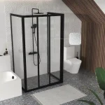 Expressz szállítás Ravak Supernova ASDP3+APSS+APSS zuhanykabin fekete, grape