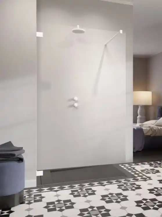 Olcsó Radaway Essenza Pro White Walk-in fehér zuhanyfal