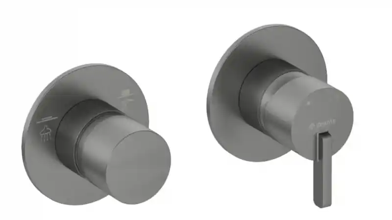 Akció Deante SILIA - Zuhany csaptelep, zuhanyváltóval - vízszintes - titanium
