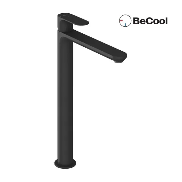 Expressz kézbesítés ELEGANTA 335 MM ÁLLÓ MOSDÓCSAPTELEP, BeCool funkcióval. LEERESZTŐ NÉLKÜL. Black Matt