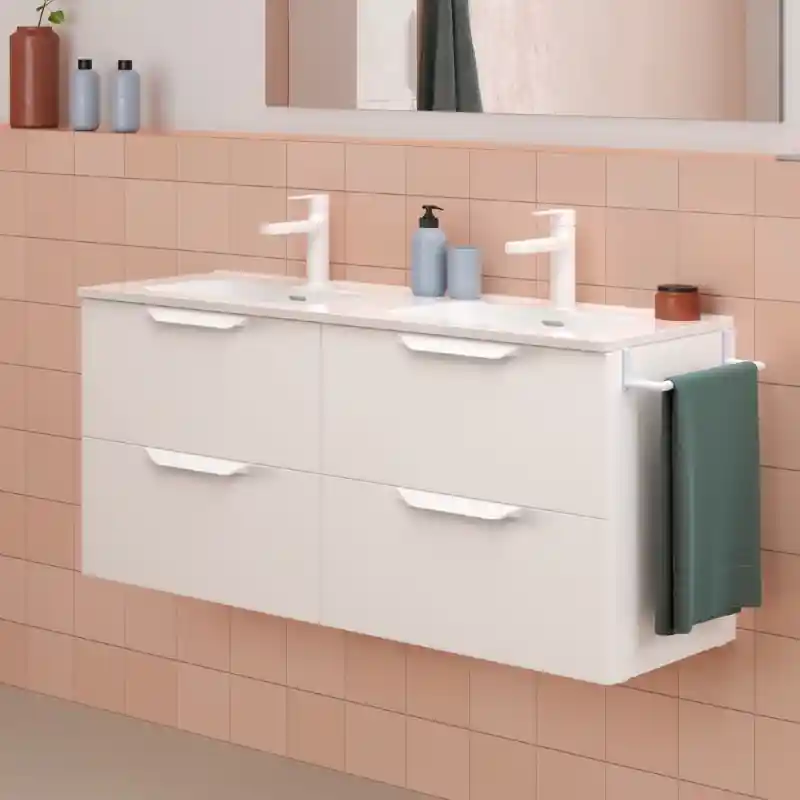 Szuper ajánlat Royo Bannio Urban 120 fürdőszoba bútor szett, 4 fiókos + Kyra mosdó