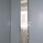 Biztonságos fizetés Balneum Bella rozsdamentes szálcsiszolt termosztátos zuhanypanel