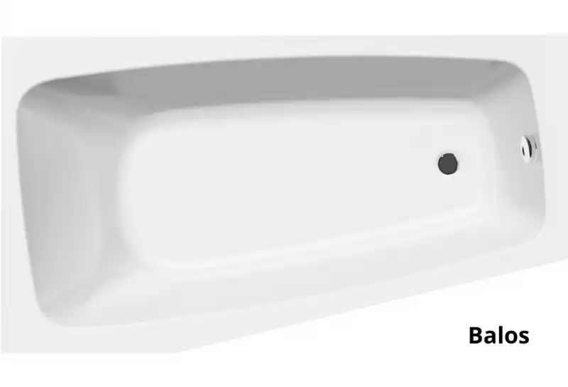 Biztonságos vásárlás Sapho AQUALINE BEROUNKA aszimmetrikus kád 160x90
