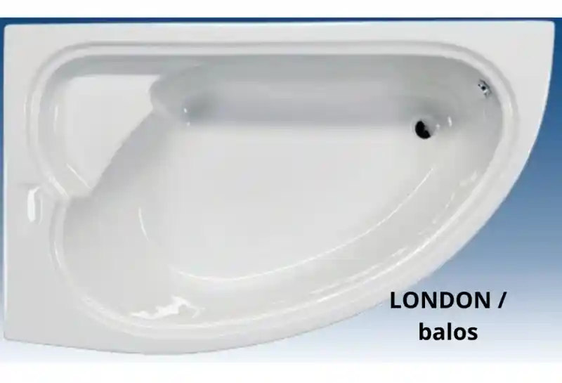 Sanotechnik LIVERPOOL / LONDON asszimetrikus sarokkád Biztonságos vásárlás