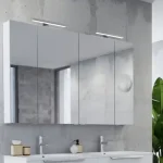 Tboss Mirror Box Senna 120 tükrös felsőszekrény, 4 ajtós Árcsökkenés