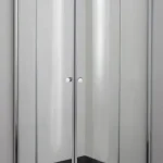 Akciós ár Sanotechnik króm íves sarokkabin