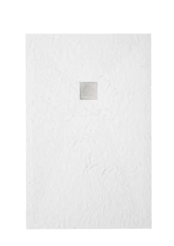 Újdonság Zenon smart slate öntöttmárvány zuhanytálca Nieve színben