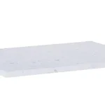 AREZZO design TERRAZZO márvány mosdópult 60/46/2 fehér matt Prémium