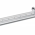 Népszerű BEMETA OMEGA Törölközőtartó polc fogassal, felnyitható, 655x105x270mm, króm (104205162) (XR422)