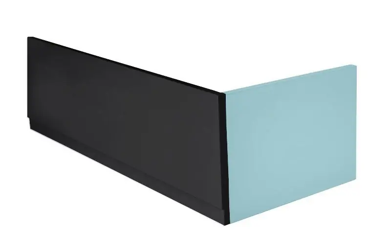 Vedd meg online POLYSAN COUVERT előlap, balos, 170x52cm, matt fekete (72859.21)