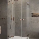 Radaway Essenza Pro Brushed Copper PDD íves szálcsiszolt réz zuhanykabin Expressz kézbesítés