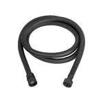 Csak ma Invena DARK Zuhanycső, csavarodásmentes, 150cm, PVC/fekete, waterplating bevonat