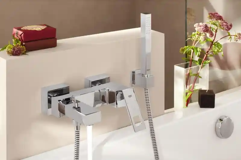 Gyors szállítás Grohe Eurocube egykaros kádtöltő és zuhanycsap Króm