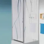 Sanplast D2/TX5b 90x90 tolóajtós zuhanykabin W15 hullámos üveggel (tolóajtós) Legkelendőbb