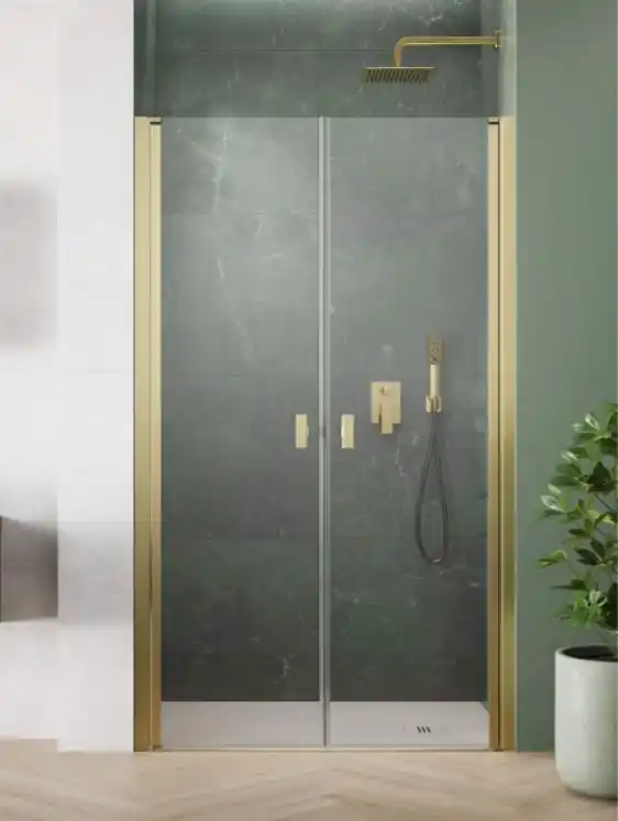 Akciós ár Radaway Nes Brushed Gold DWD I szálcsiszolt arany zuhanyajtó