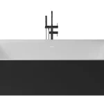 Alacsony ár Zenon Kivu Wall Negro/Blanco Mate kád