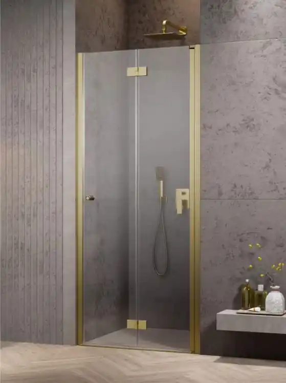 Radaway Nes Brushed Gold DWB szálcsiszolt arany zuhanyajtó Vásárlói kedvenc