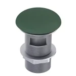 AREZZO design Click Clack lefolyó túlfolyóval, matt zöld Biztonságos fizetés